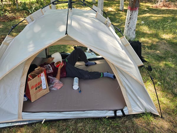 The camping